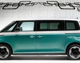Personalize your car with premium vinyl stickers. Easy to install, removable without damage compatible with ID Buzz GTX