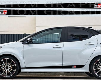 Sticker voiture Yaris GR : autocollant en vinyle durable
