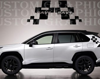 Calcomanías de vinilo compatibles con Rav4: elegantes pegatinas