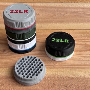 22LR Ammo Container, Mini Ammo Can, 22LR Range Storage, Stackable Ammo Pod, Rimfire Ammo Box, Small Ammo Storage, Ammo Caddy 22LR