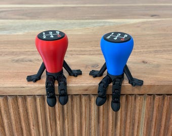 Shift Knob Buddy, Mechanic Desk Decor, Gear shifter, Car figurine