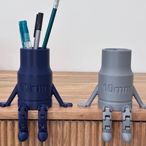 10mm Pencil Holder, Magnetic Socket Buddy, 10mm Magnet Buddy, Lost Socket Gag Gift, Mechanic Desk Toy, Garage Shelf Buddy, Mechanic Man Gift