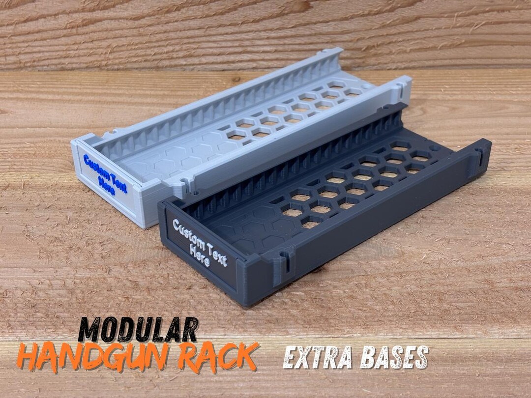 Modular Pistol Rack Extra Base, Gun Safe Organizer - Etsy