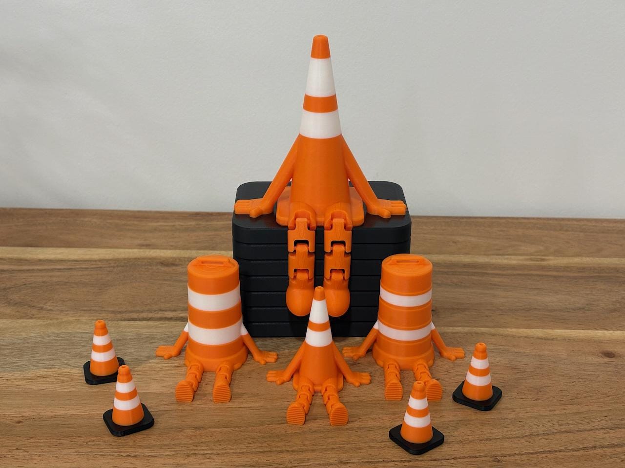 Traffic Cones, Construction Desk Decor, Safety Cone Figurine - Etsy