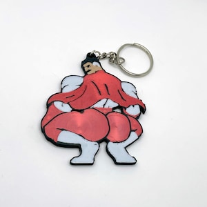 Omni Man Keychain - Inspired by Invincible - 3D Printed Key Tag  - Great Gift for Kids, Teens, Friends