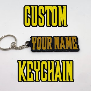 Custom Invincible Keychain - 3D Printed Key Tag  - Great Gift for Kids, Teens, Friends