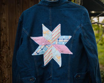 Jacket with Vintage Quilt Piece