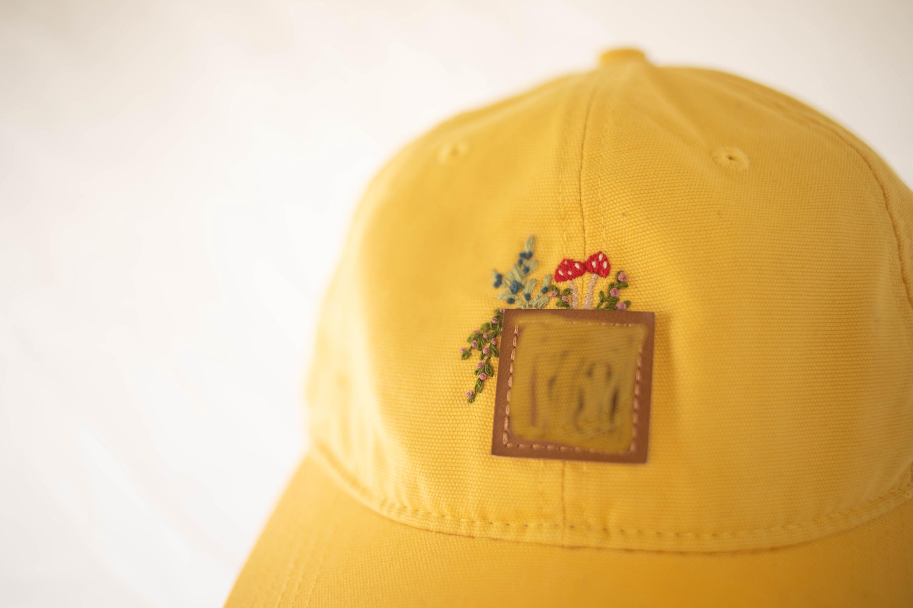 Hand Embroidered Hat - Etsy