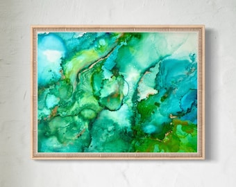 Blue Lagoon - Original Ink Painting