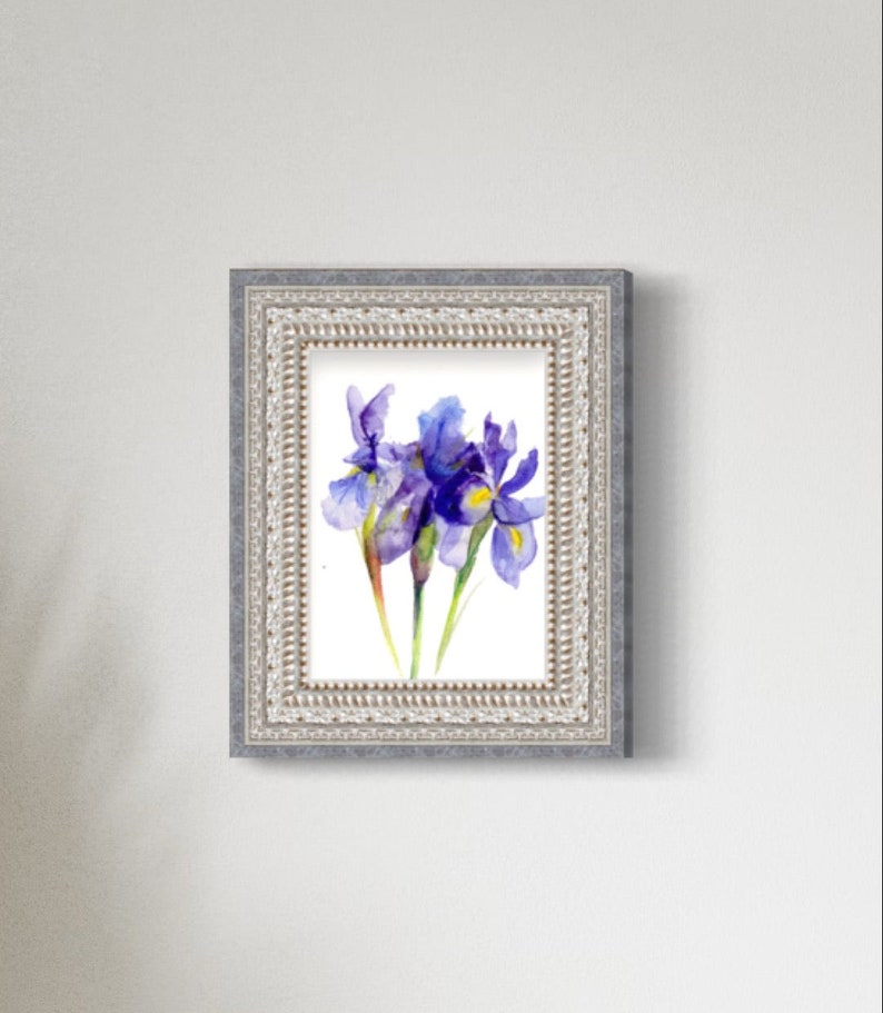 Iris I - Kwiat narodzin lutego Oryginalny obraz zdjęcie 1