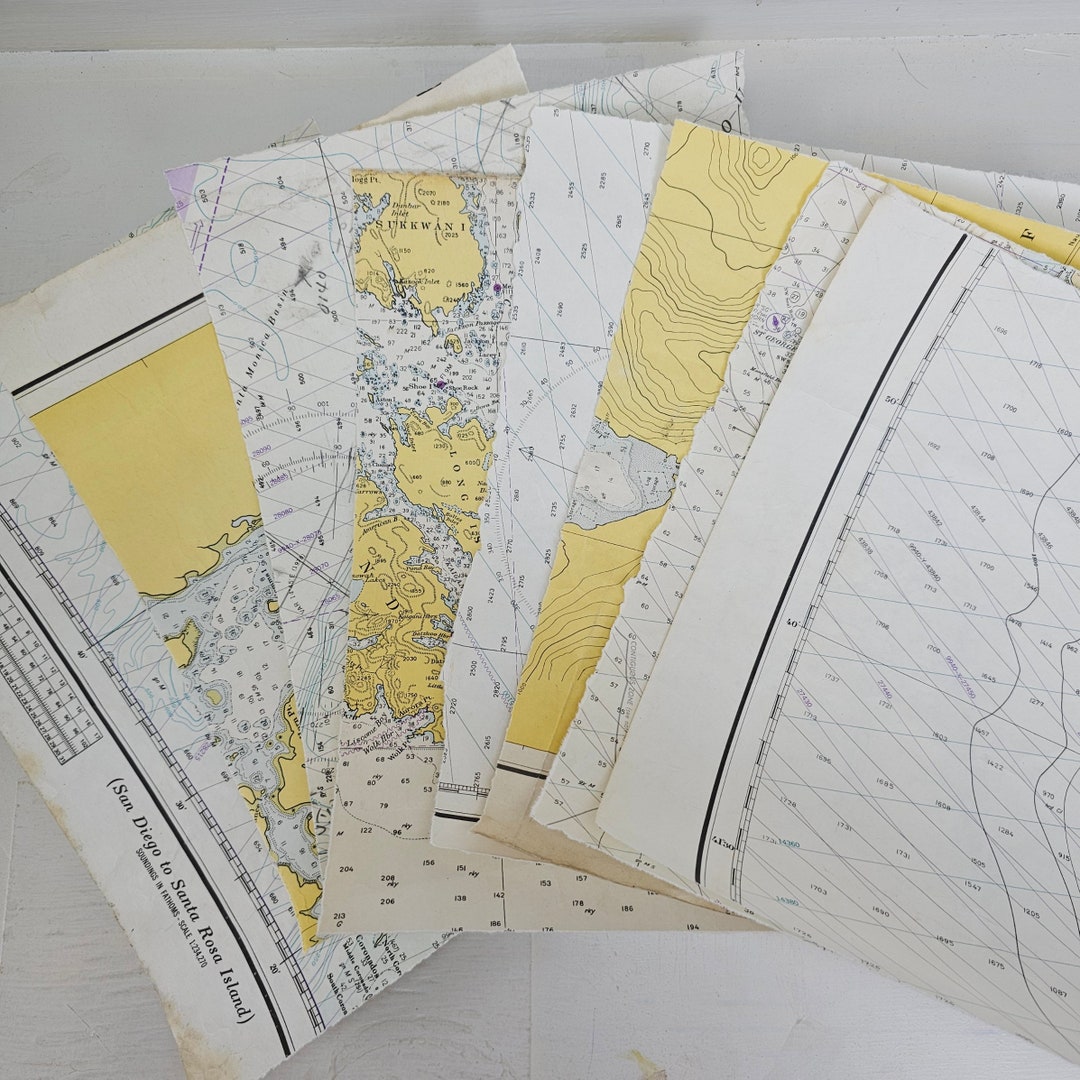 Nautical Chart Sampler 14 Pages - Il 1080xN.6092264309 Loxg