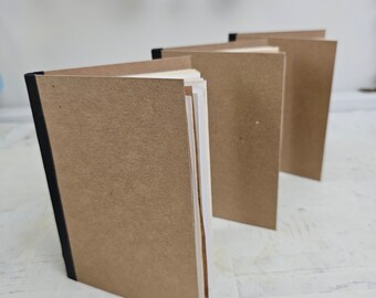 Set of 3 handbound notebooks - junk journal - blank journals