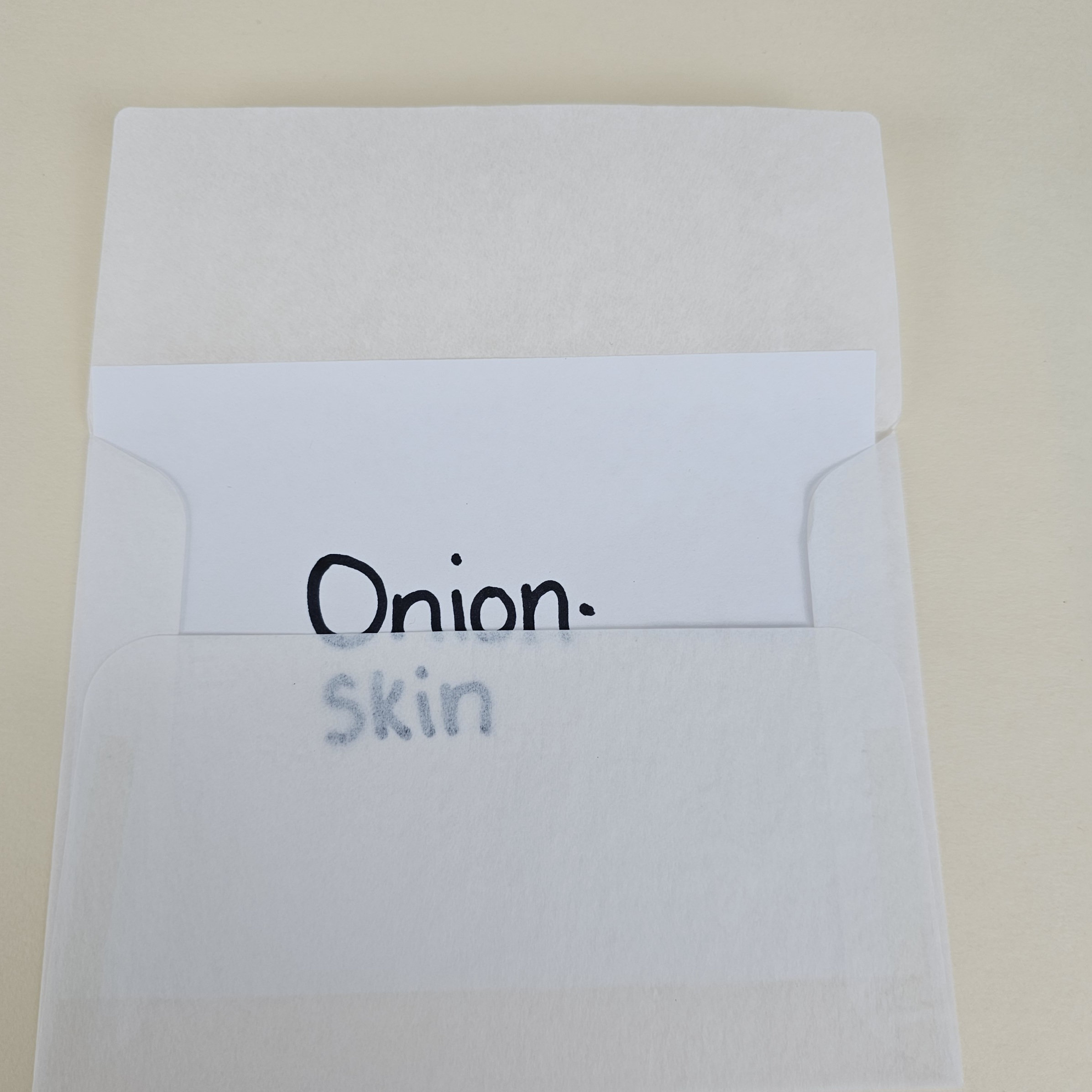 TRANSLUCENT Envelope Collection Set of 30, 10 Each Glassine, Vellum and