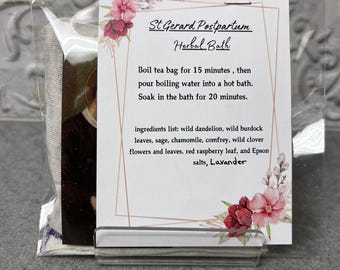 St Gerard's Postpartum Herbal Bath
