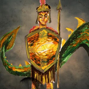 St George and the Dragon 7x5 Print