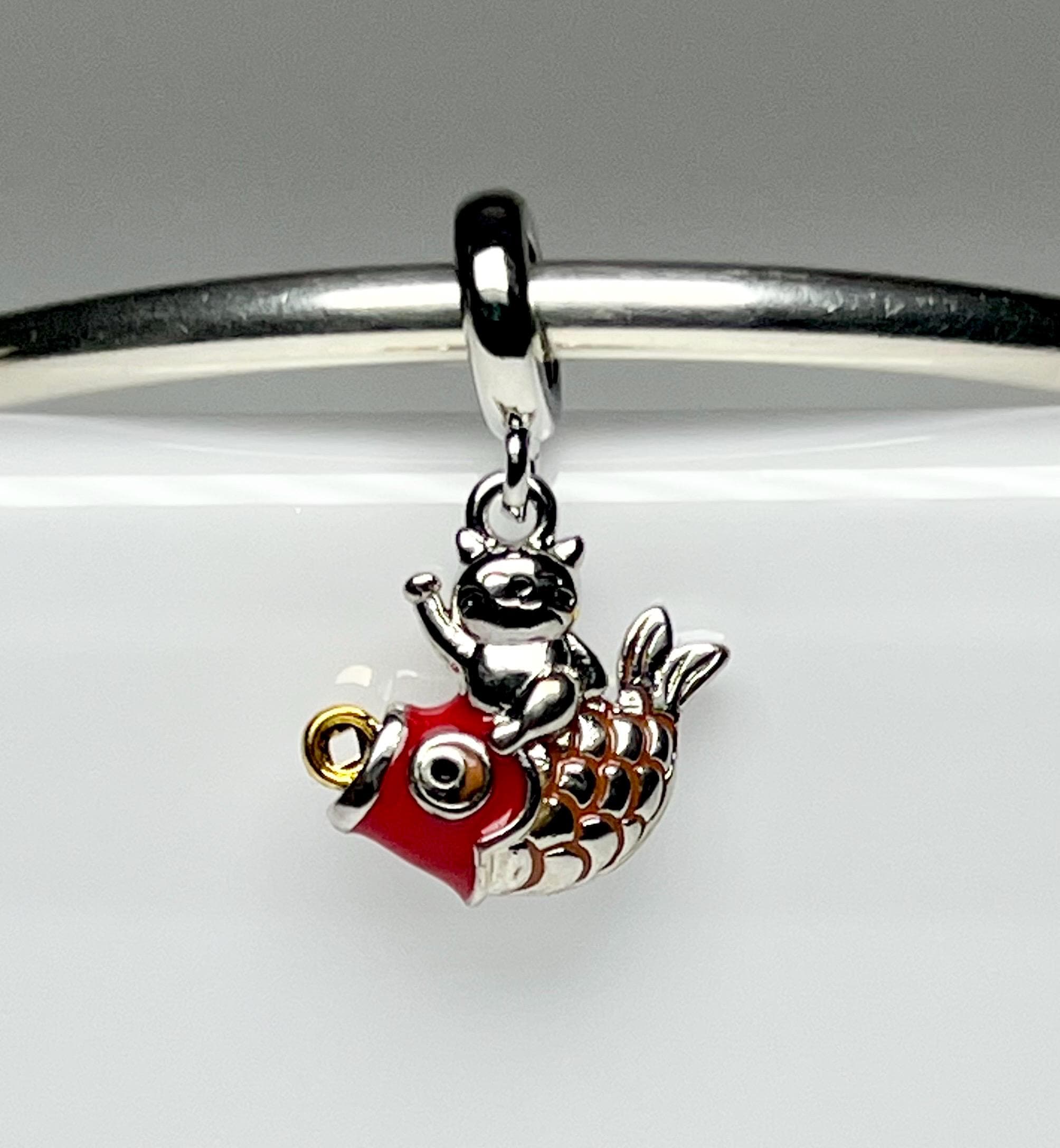 Pandora Good Fortune Carp Fish Dangle Charm - Etsy
