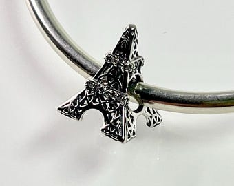 Authentic Pandora Paris Eiffel Tower Charm – Sterling Silver 2024