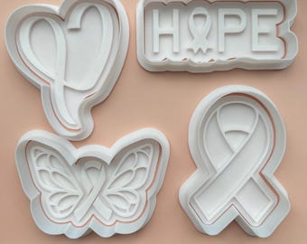 Cancer Cookie Cutters with Stamps