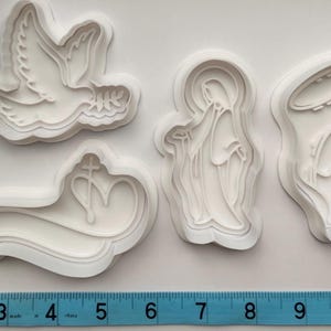Holy Mary Cookie Cutters with Stamps