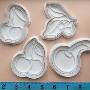Cherries Cookie Cutters with Stamps