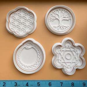 Esoteric Geometry Cookie Cutters with Stamps