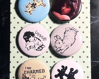 Clairo Charmed Singer Pins/Buttons Set