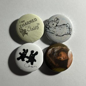 clairo/charm pinsセット clairo sling and charm album button pin set merch bag purse