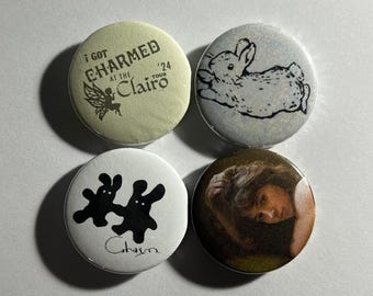 Clairo Charmed Singer Pin Set