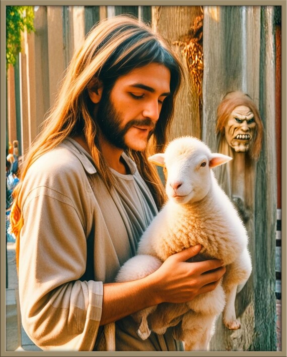 Jesus with Lamb and More Images
