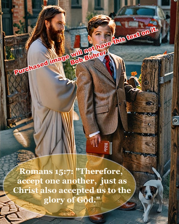 Accepting New Friend We support TPUSA - Inspirational Christian Wall Art with 5 Images for Home Decor
