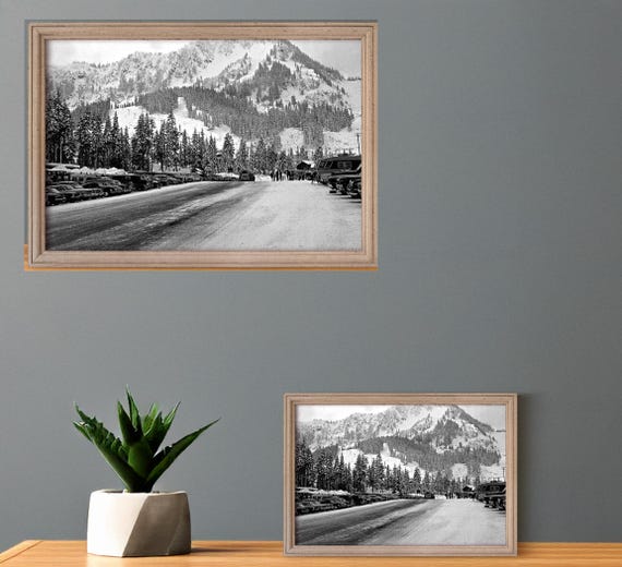 Mt. Hood Visit   digital printable wall art, modern abstract landscape decor, nature-inspired urban art, DIY home decor, high-resolution PNG