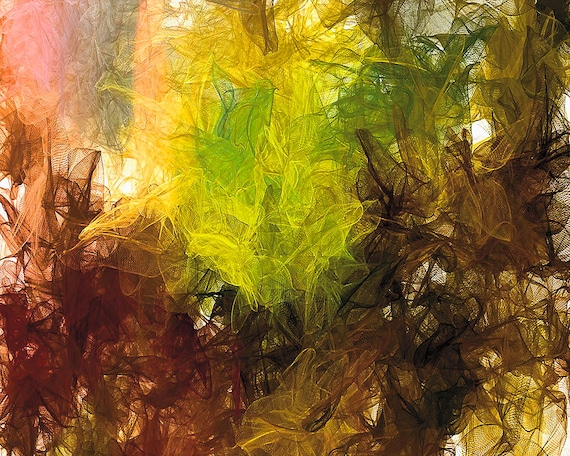 Harmonize                 Colorful Abstract Wall Art Digital Download, Modern Home Decor, Vibrant Art Print for Living Room, Bedroom, Office