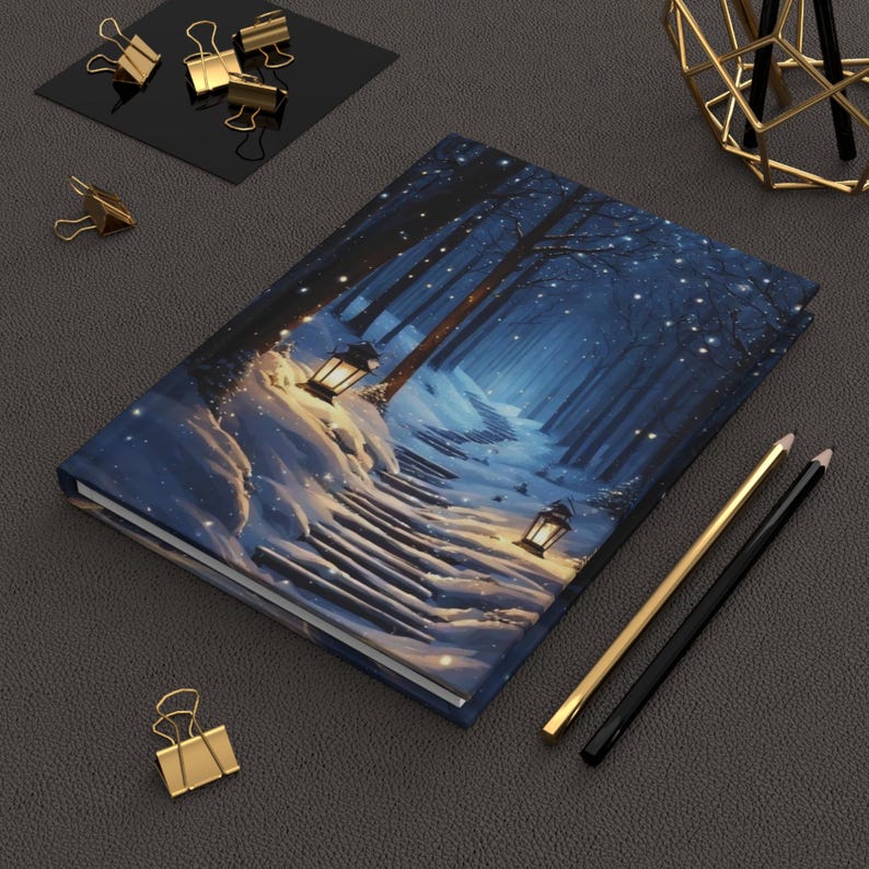 Christmas Path Daily Journal – Matte Hardcover Notebook Planner for Reflection, Gratitude & Personal Growth image 8