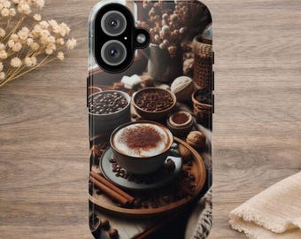 Coque pour portable cannelle et café | Cas difficiles