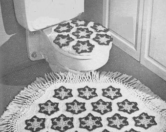 Crochet Bath Ensemble Vintage Crochet Pattern