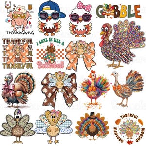 Coquette Turkey Autumn PNG, Gabble Png, Coolest Turkey PNG, Baby Turkey Png, Thanksgiving Toddler Png, Boy Girl Turkey Thanksgiving Kids Png