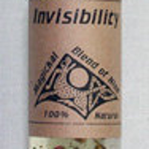 Invisibility Magical Oil -  Candleburning, Magick Spells Spell, Witchcraft, Wicca, Hermetic, Pagan, Hoodoo, Voodoo, Voudun, Santeria, Occult