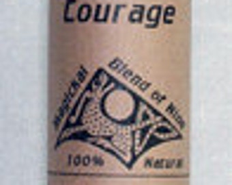 Courage Magical Oil - Candleburning, Magick Spells Spell, Witchcraft, Wicca, Hermetic, Pagan, Hoodoo, Voodoo, Voudun, Santeria, Occult