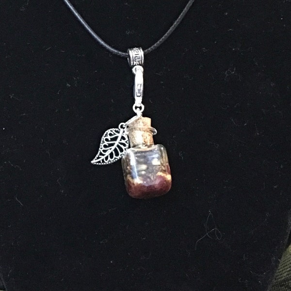 Tiny Love Spell in a Bottle Talisman, Charm - Spell, Witchcraft, Wicca, Hermetic, Pagan, Hoodoo, Voodoo, Voudun, Santeria, magick, magic