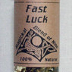 Fast Luck Magical Oil - Candleburning, Magick Spells, Witchcraft, Wicca, Hermetic, Pagan, Hoodoo, Voodoo, Voudun, Santeria, Occult