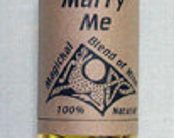 Marry Me Magical Oil - Candleburning, Magick Spells, Witchcraft, Wicca, Hermetic, Pagan, Hoodoo, Voodoo, Voudun, Santeria, Occult