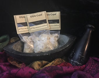 White Copal Resin Incense: Ethically Sourced, Magick Spells