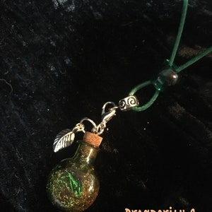 Tiny Prosperity Spell in a Bottle Talisman, Charm Spell, Witchcraft, Wicca, Hermetic, Pagan, Hoodoo, Voodoo, Voudun, Santeria, magick image 3