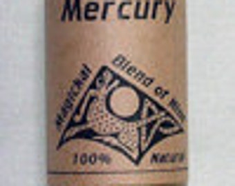 Mercury Planetary Magical Oil - Candleburning, Magick Spells, Witchcraft, Wicca, Hermetic, Pagan, Hoodoo, Voodoo, Voudun, Santeria, Occult