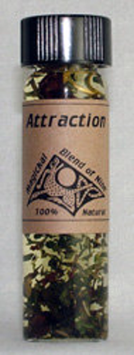 Attraction Magical Oil: Natural Herbs, Candle Anointing, Spellwork
