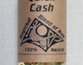 Quick Cash Magical Oil - Candleburning, Magick Spells, Witchcraft, Wicca, Hermetic, Pagan, Hoodoo, Voodoo, Voudun, Santeria, Occult