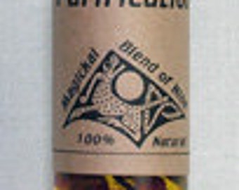 Magische reinigingsolie: natuurlijke kruiden, etherische oliën, kaarszalving