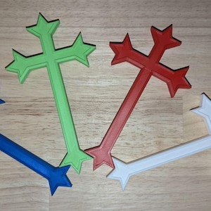 Etched Coptic Hand Cross
