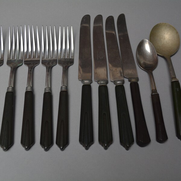 Bakelite Flatware Etsy