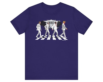 Weißes Haus Abbey Road T-Shirt – Trump, Vance, FMK Jr, Musk Crossing Penn Ave